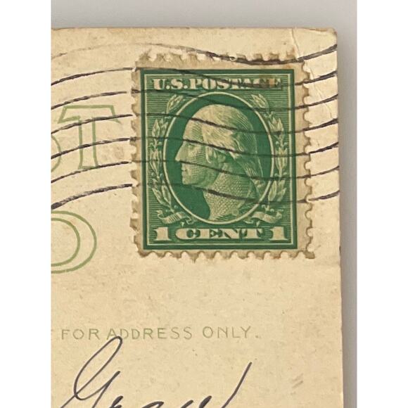 Antique 1917 Litho Ephemera Postcard Hermitage Michigan City Ind CT Photochrom - Picture 5 of 8